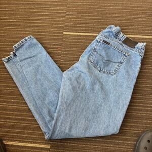 Light blue vintage Harley Davidson Motorcycle denim jeans